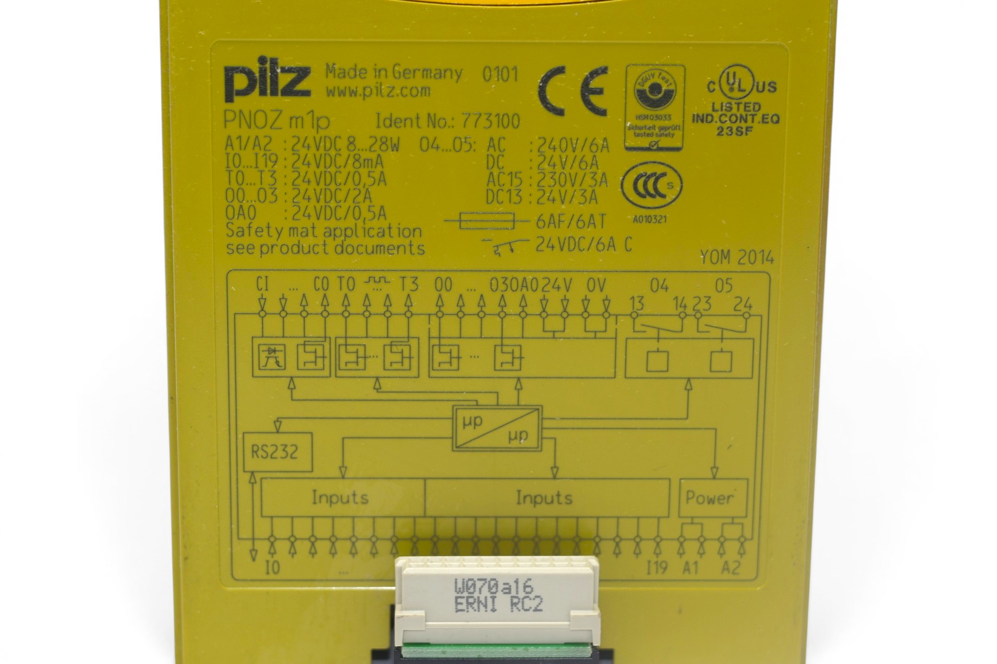 Pilz PNOZ m1p BASE UNIT 773100 - Image 2