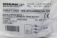 SCHUNK IN 80/O-M12 Inductive proximity switches 0301688