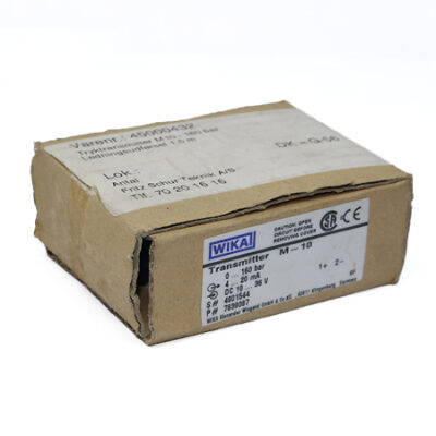 WIKA M-10 PRESSURE TRANSMITTER 0…160 bar