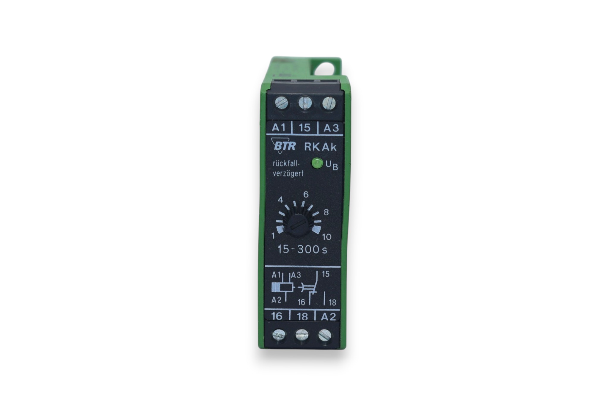 BTR RKAK TIMER RELAY 15-300 S (230VAC, 24VAC/DC) 250V/6A