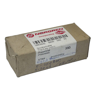 NORGREN 0863642 PNEUMATIC ELECTRONIC PRESSURE SWITCH 33D