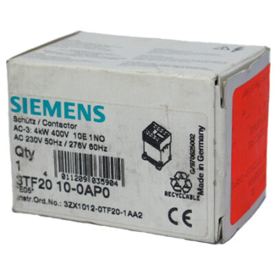 SIEMENS 3TF2010-0AP0 CONTACTOR RELAY