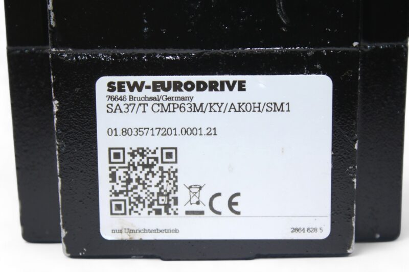 SEW CMP6M/KY/AK0H/SM1 SERVO MOTOR - Image 3