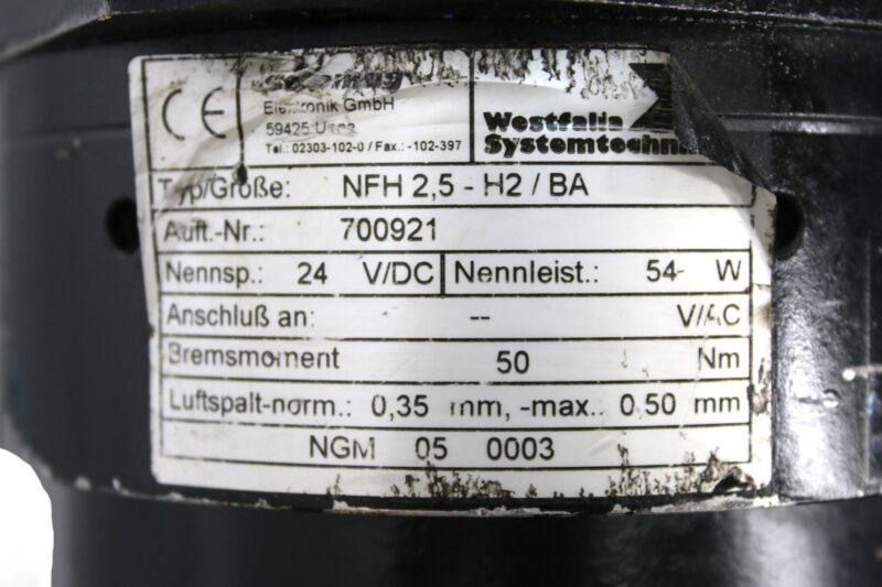 LTI FOP 32/0200-40 S 2 SERVO MOTOR - Image 4