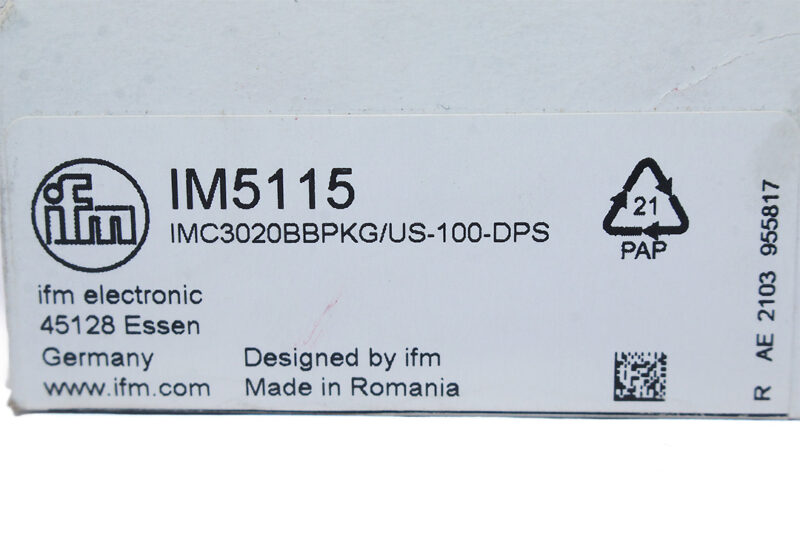 IFM IM5115 Inductive sensor IMC3020BBPKG/US-100-DPS