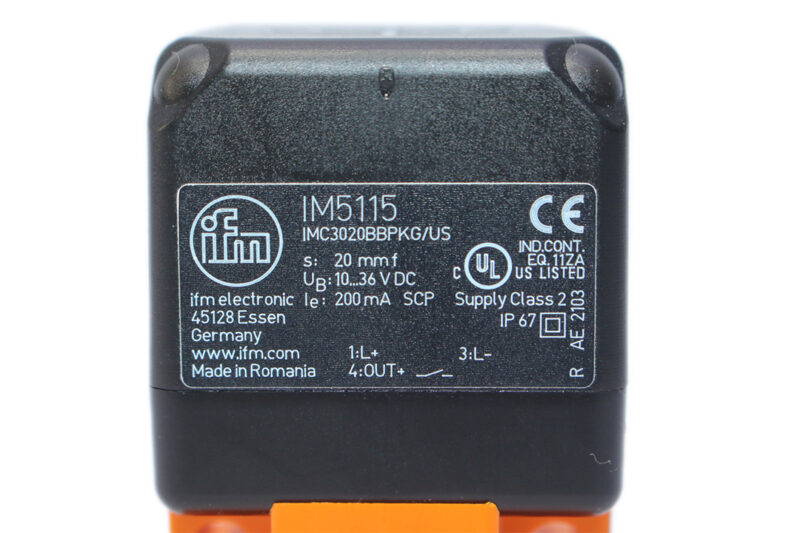 IFM IM5115 Inductive sensor IMC3020BBPKG/US-100-DPS