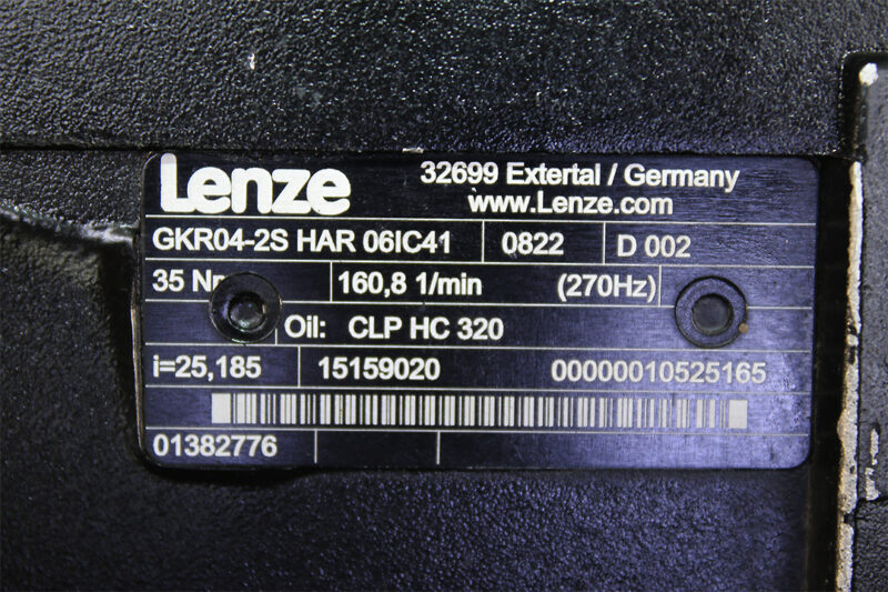 LENZE MCS06I41-RS0B0-Z0C0-ST5S00N-R0SU SERVO MOTOR WITH GEARBOX GKR04-2S HAR 06IC41 - Image 3