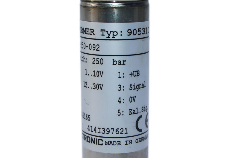 HYDAC HDA3740-B-250-092 PRESSURE TRANSMITTER 905310 0…250 bar