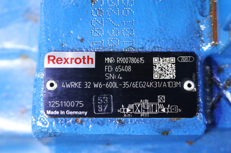 REXROTH R900246274,4WRAP 6 W7-08-30=G24K4/M=00 PROPORTIONAL DIRECTIONAL VALVE R900780615