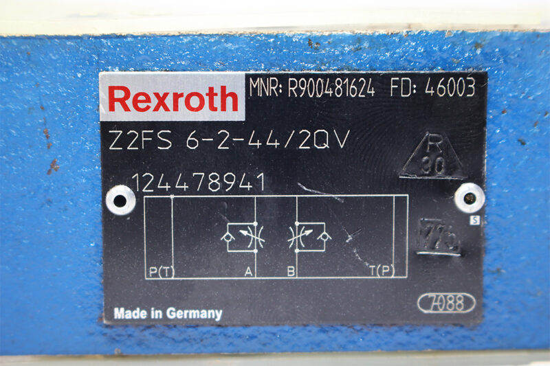 REXROTH R900481624 DOUBLE THROTTLE CHECK VALVE Z2FS6-2-44/2QV