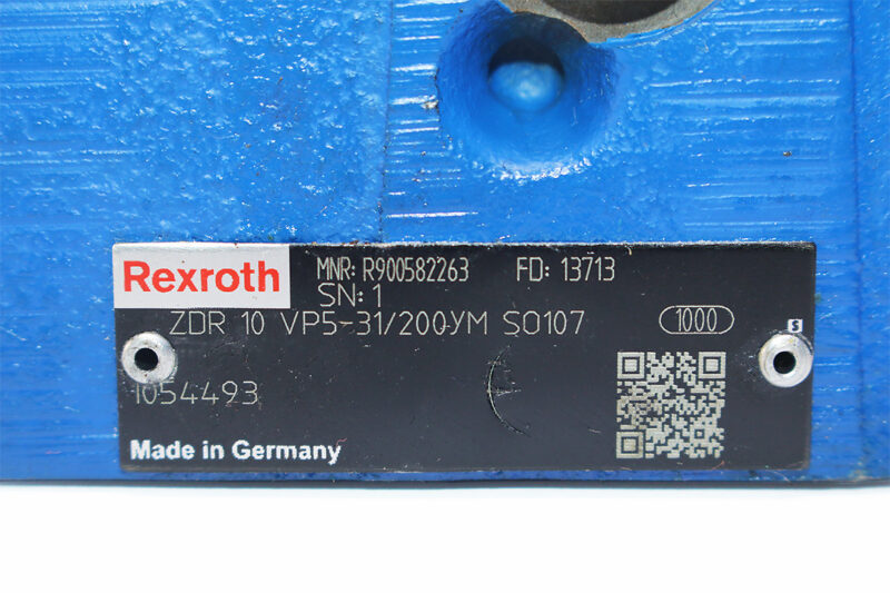 REXROTH R900582263 CHECK VALVE ZDR10VP5-31/200YMSO107