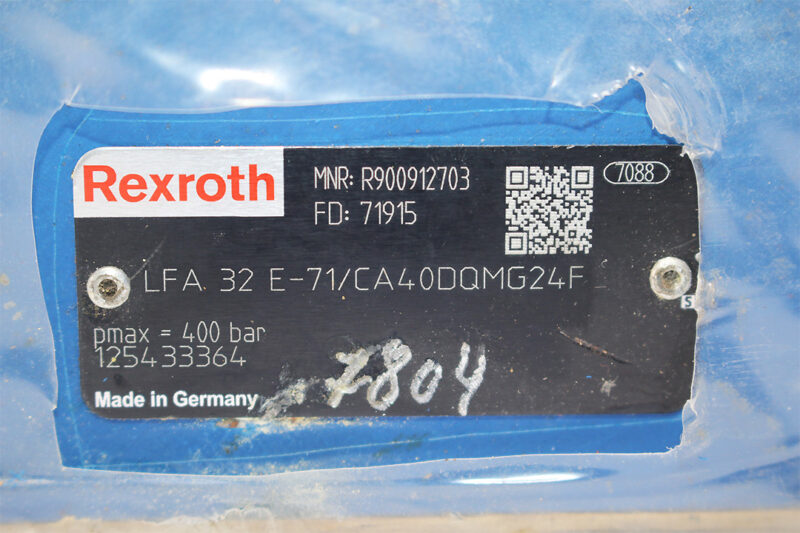 REXROTH R900912703 LOGIC COVER LFA32E-71/CA40DQMG24F