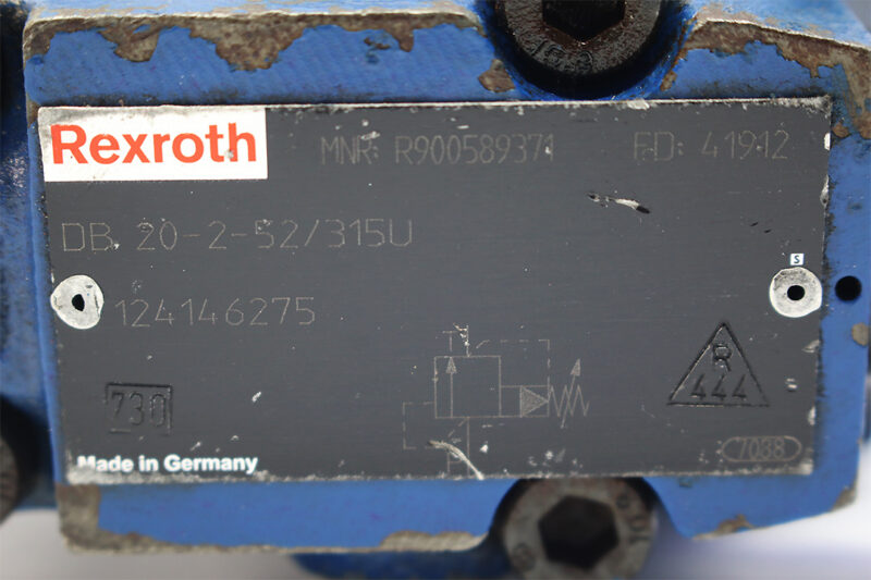 REXROTH R900589371 PRESSURE RELIEF VALVE DB20-2-53/315U