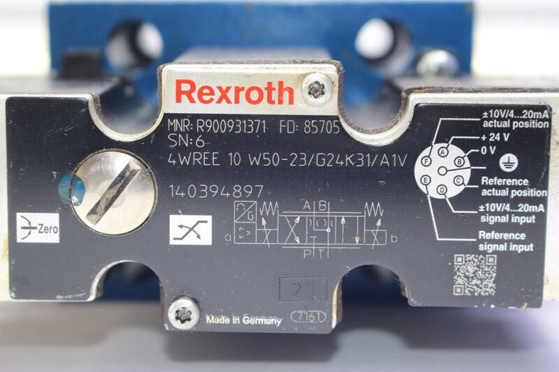 REXROTH R900931371 PROPORTIONAL DIRECTIONAL VALVE 4WREE10W50-23/G24K31/A1V