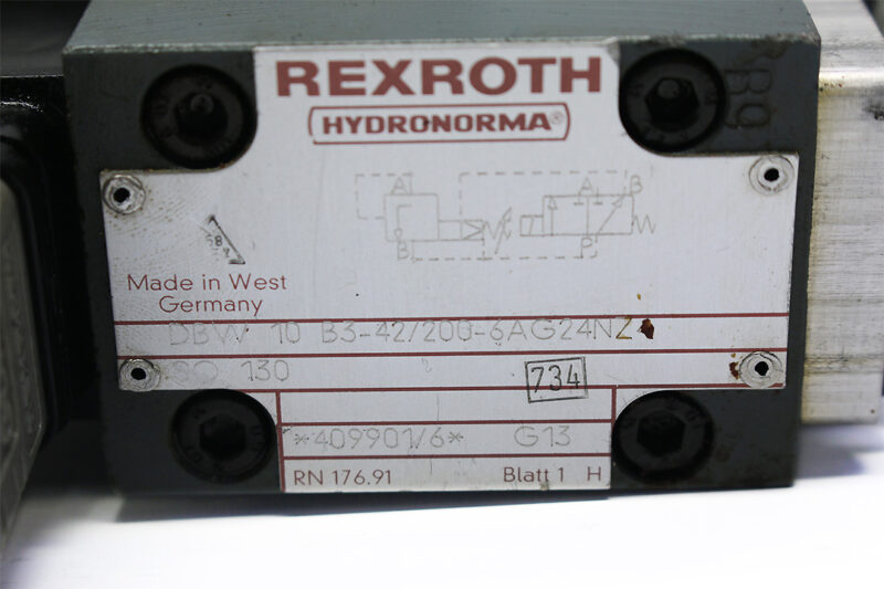 REXROTH DBW10B3-42/200-6AG24NZ PRESSURE RELIEF VALVE