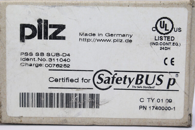 PILZ 311040 SAFETY BUS P PSS SB SUB-D4