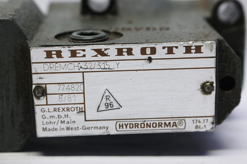 REXROTH DREMCH-32/315 Y PILOT OPERATED PROPORTIONAL RELIEF VALVE