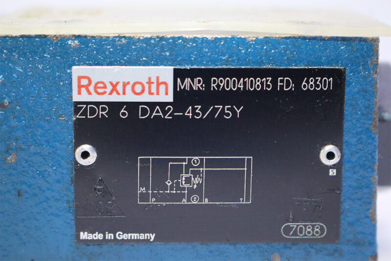 REXROTH R900410813 DIRECT OPERATED PRESSURE REDUCING VALVE ZDR 6 DA2-43/75Y