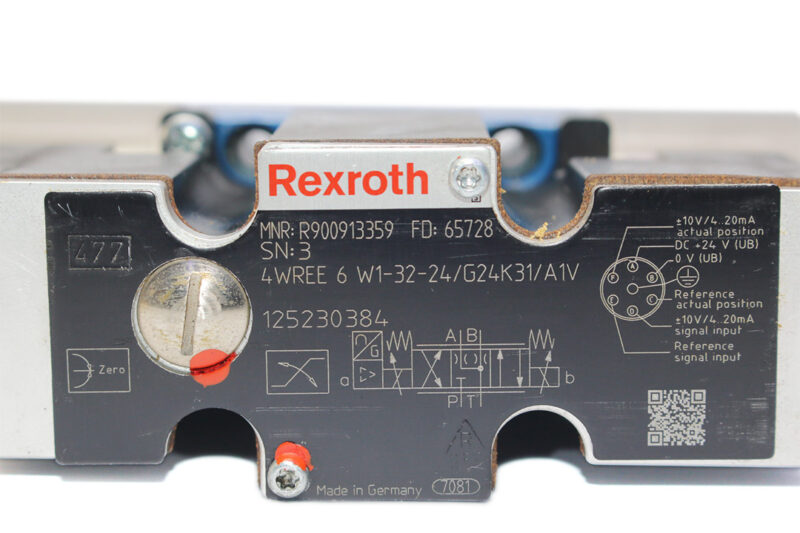 REXROTH R900913359 PROPORTIONAL DIRECTIONAL VALVE 4WREE6W1-32-24/G24K31/A1V