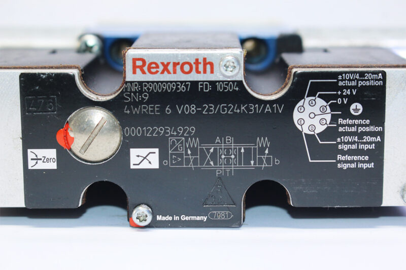 REXROTH R900909367 PROPORTIONAL DIRECTIONAL VALVE 4WREE6V08-23/G24K31/A1V