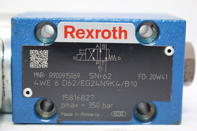 REXROTH R900915069 DIRECT OPERATED DIRECTIONAL CONTROL VALVE 4 WE 6 D62/EG24N9K4/B10