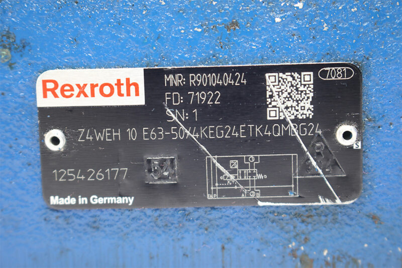 REXROTH R901040424 DIRECTIONAL SPOOL VALVE Z4WEH10E63-50/4KEG24ETK4QMBG24