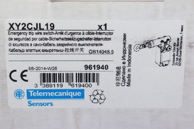 TELEMECANIQUE XY2CJL19 ROPE PULL SWITCH