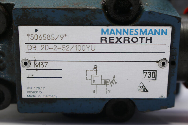 REXROTH DB20-2-52/100YU PRESSURE RELIEF VALVE