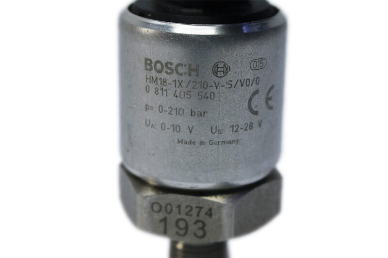 BOSCH HM18-1X/210-V-S/V0/0 PRESSURE TRANSDUCER 0 811 405 540 0...210 bar