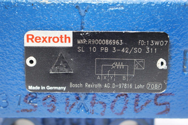 REXROTH R900086963 CHECK VALVE SL10PB3-42/SO311