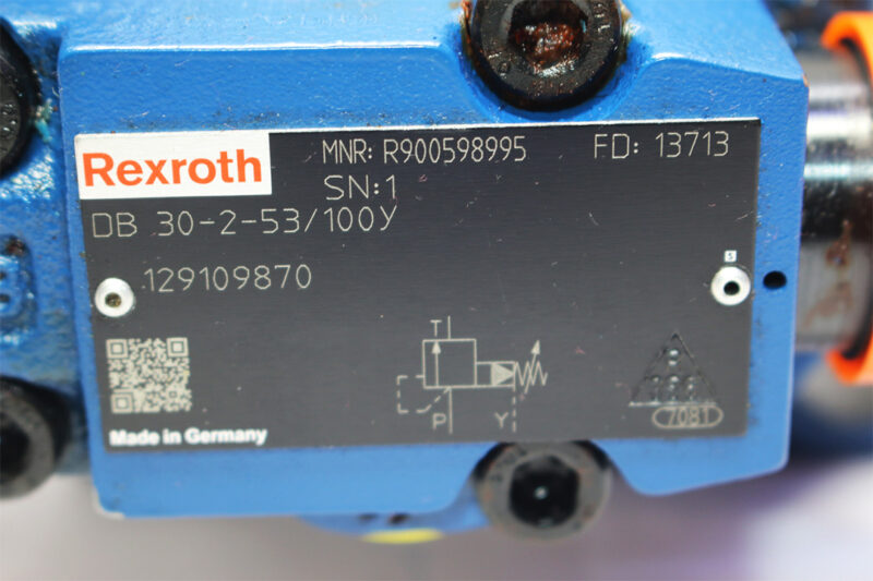 REXROTH R900598995 PRESSURE RELIEF VALVE DB30-2-53/100Y