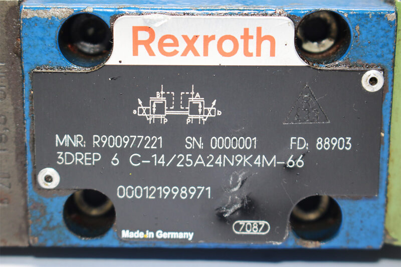 REXROTH R900977221 PROPORTIONAL DIRECTIONAL VALVE 3DREP 6 C-14/25A24N9K4M-66