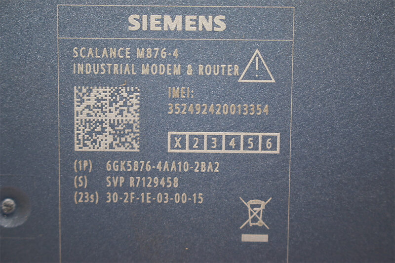 SIEMENS 6GK5876-4AA10-2BA2 ROUTER