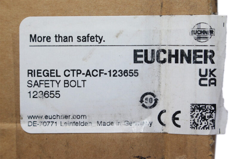 EUCHNER CTP-ACF-123655 BOLT SAFETY SWITCH 123655