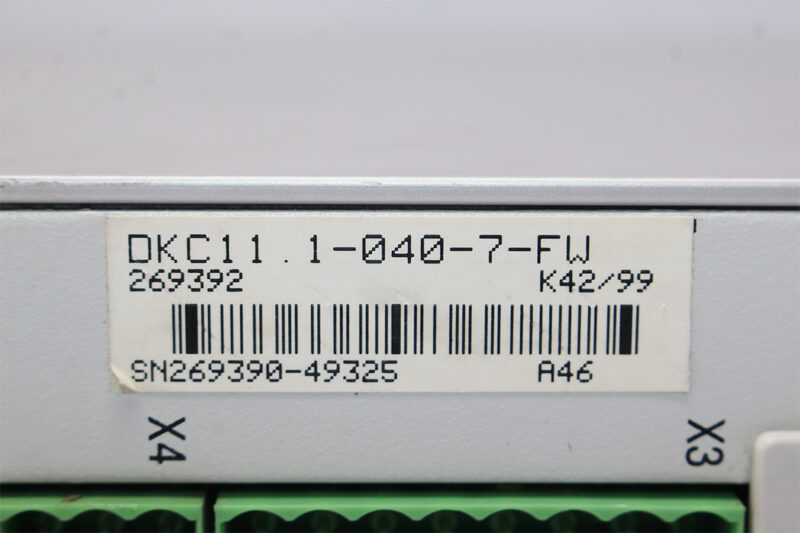 INDRAMAT DKC11.1-040-7-FW DIGTITAL AC-SERVO CONTROLLER