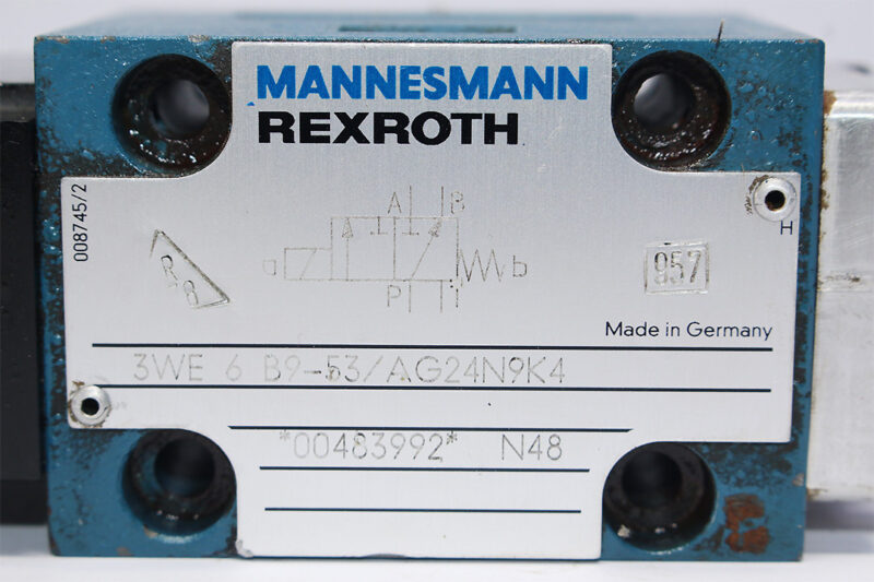 REXROTH R900483992 DIRECT OPERATED DIRECTIONAL CONTROL VALVE 3WE 6 B9-53/AG24N9K4