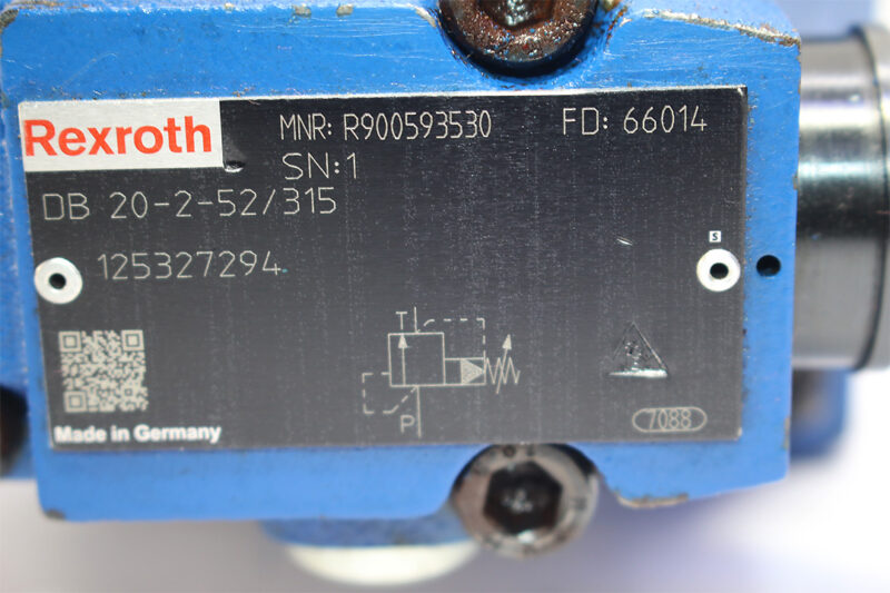 REXROTH R900593530 PRESSURE RELIEF VALVE DB20-2-52/315