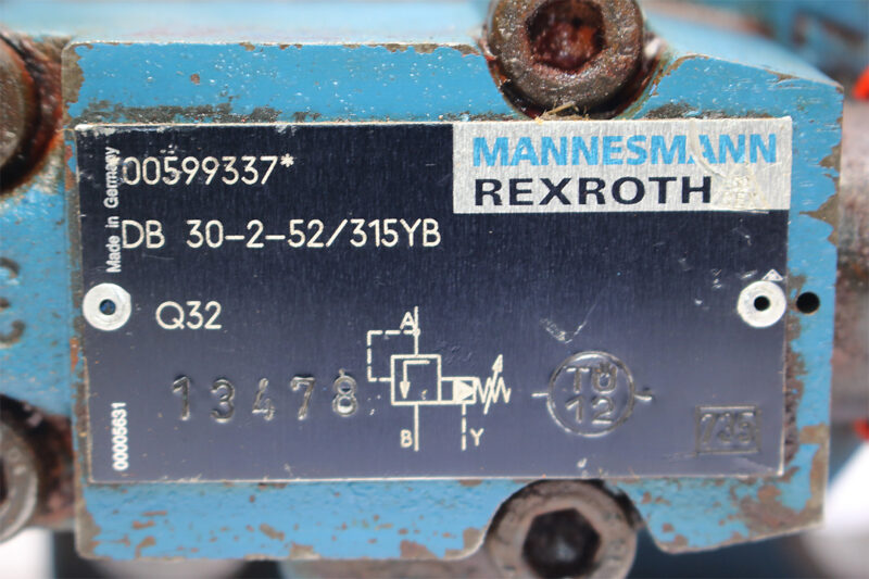 REXROTH R900599337 PRESSURE RELIEF VALVE DB30-2-52/315YB