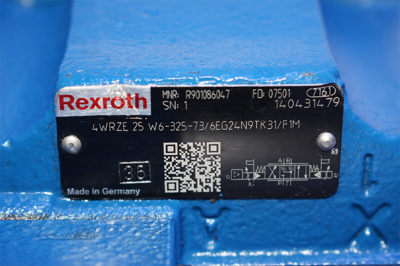 REXROTH R900958859,3DREPE6C-21=25EG24N9K31/F1M=00 PROPORTIONAL PRESSURE REDUCING VALVE R901086047