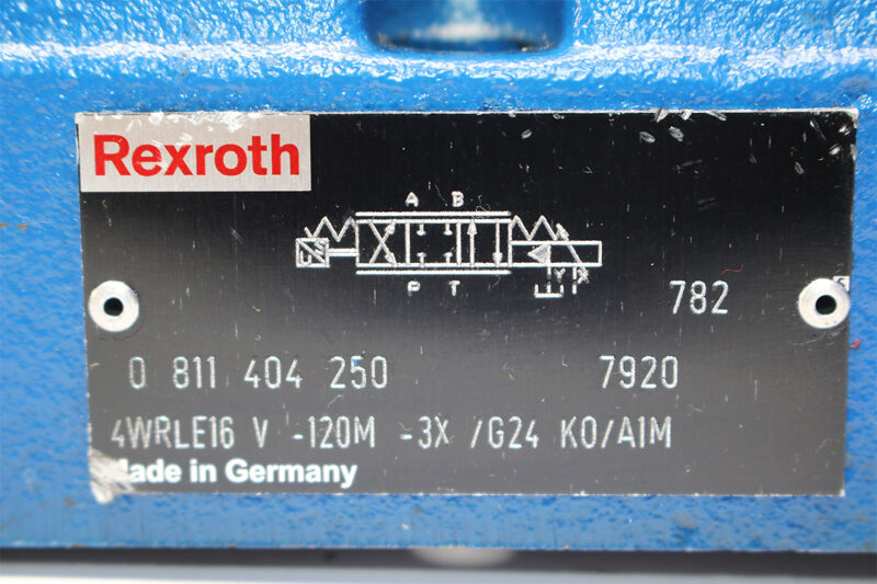 REXROTH 0 811 404 601,4WRPEH 6 C3B12L –2X/G24K0 / A1M DIRECTIONAL SERVO VALVE 0 811 404 250