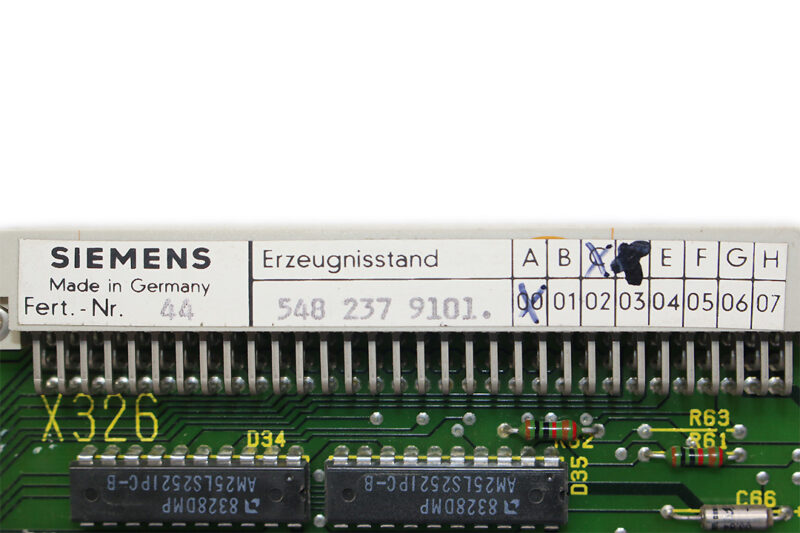 SIEMENS 6FX1123-7AA01 Command Encoder board 548 237 9101