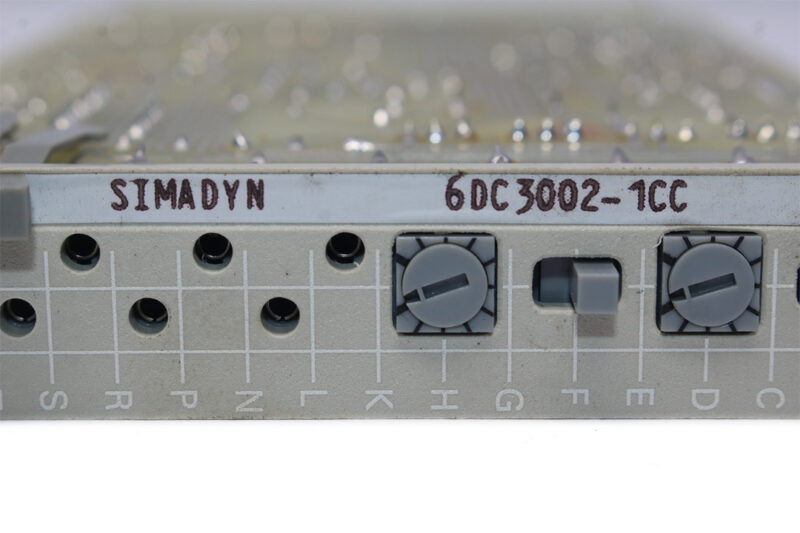 SIEMENS 6DC3002-1CC CONTROL MODULE ASSEMBLY