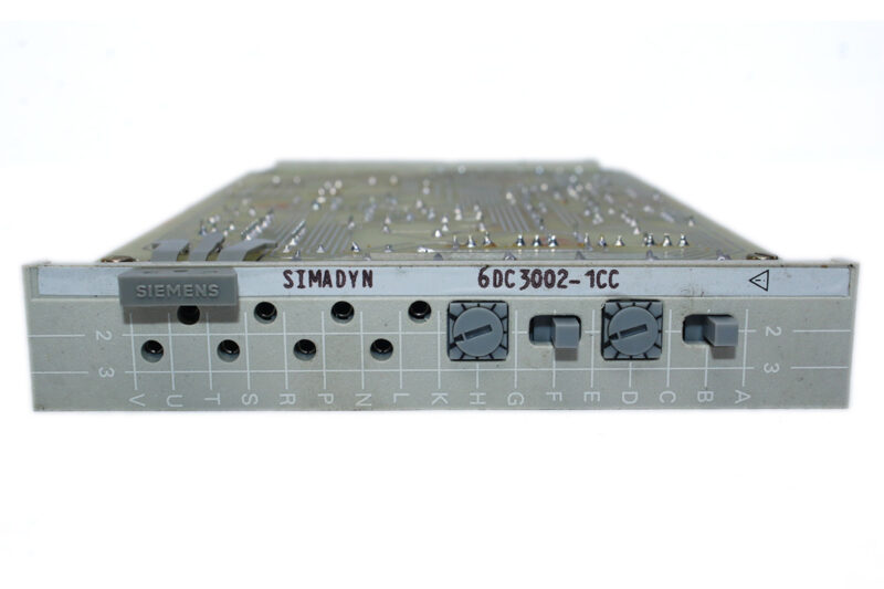 SIEMENS 6DC3002-1CC CONTROL MODULE ASSEMBLY