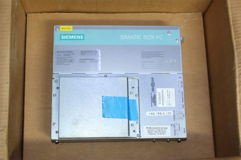 SIEMENS 6ES7647-6BG30-0BB3 SIMATIC BOX PC 627B