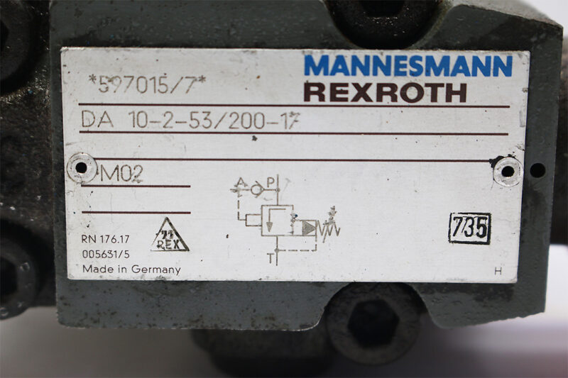 REXROTH DA10-2-53/200-17 PRESSURE REDUCING VALVE