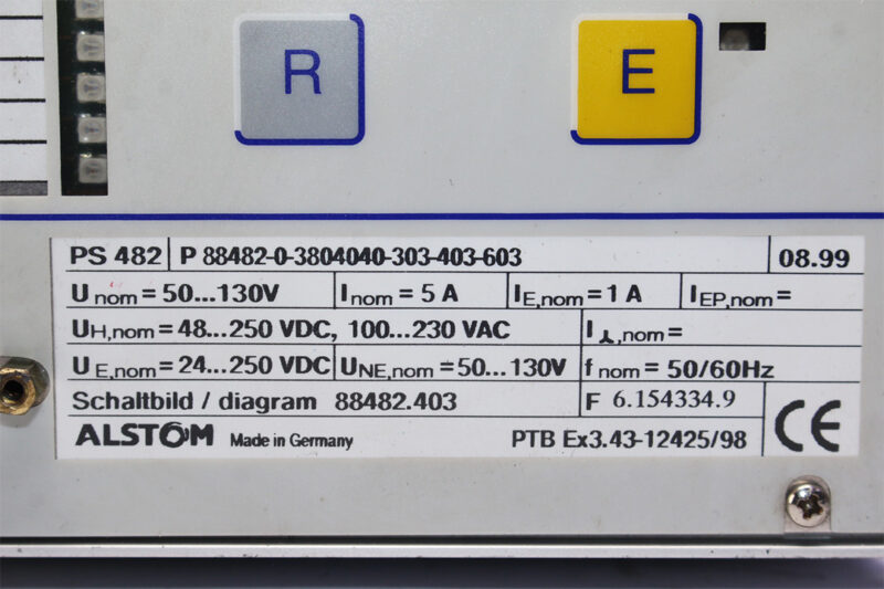 ALSTOM PS482 COMPACT FREQUENCY INVERTER P88482-0-3804040-303-403-603