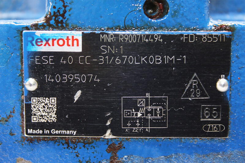 REXROTH R900714494 2-WAY PROPORTIONAL THROTTLE VALVE FESE 40 CC-31/670LK0B1M-1