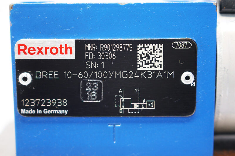 REXROTH R901298775 PROPORTIONAL PRESSURE REDUCING VALVE DREE10-60/100YMG24K31A1M