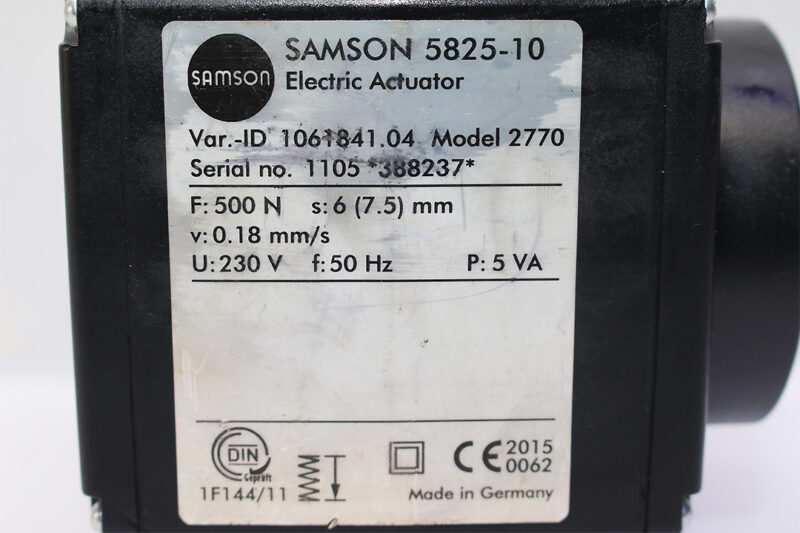 SAMSON 5825-10 ELECTRICAL ACTUATOR