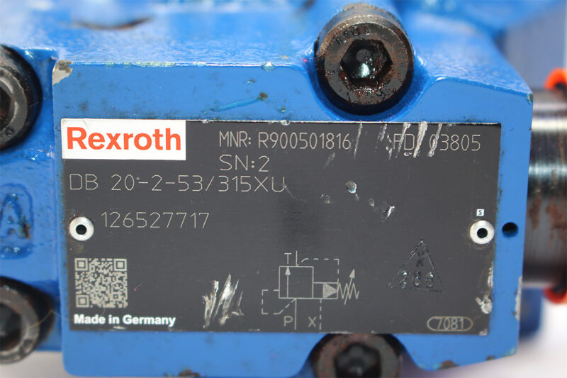 REXROTH R900501816 PRESSURE RELIEF VALVE DB20-2-53/315XU